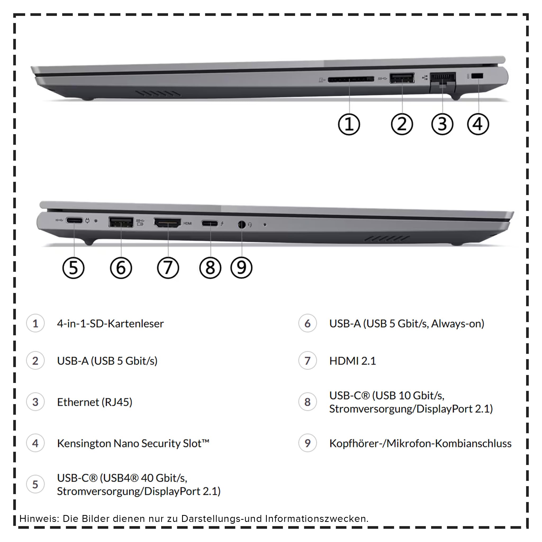 Lenovo ThinkBook 16 G7 ARP Business Laptop, AMD Ryzen 5-7535HS, 16 GB DDR5 RAM, 512 GB PCIe SSD, 16" WUXGA Display, AMD Radeon 660M Graphics, Deutsches Tastatur-Layout, Windows 11 Pro, Arctic Grey