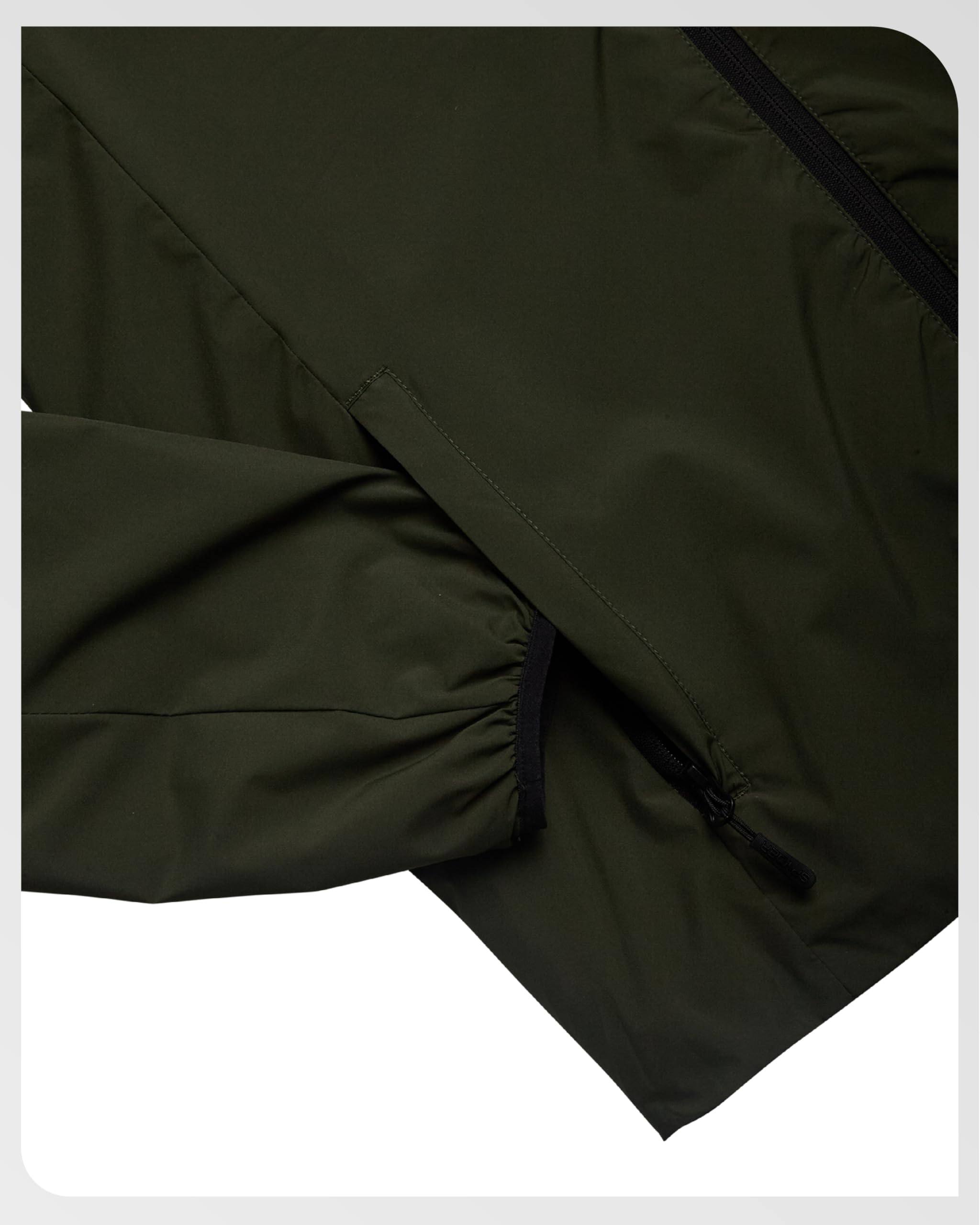 Spyder Chaqueta cortavientos para hombre, ligera, aislante, resistente al agua, con cremallera, con capucha, cortavientos para hombre