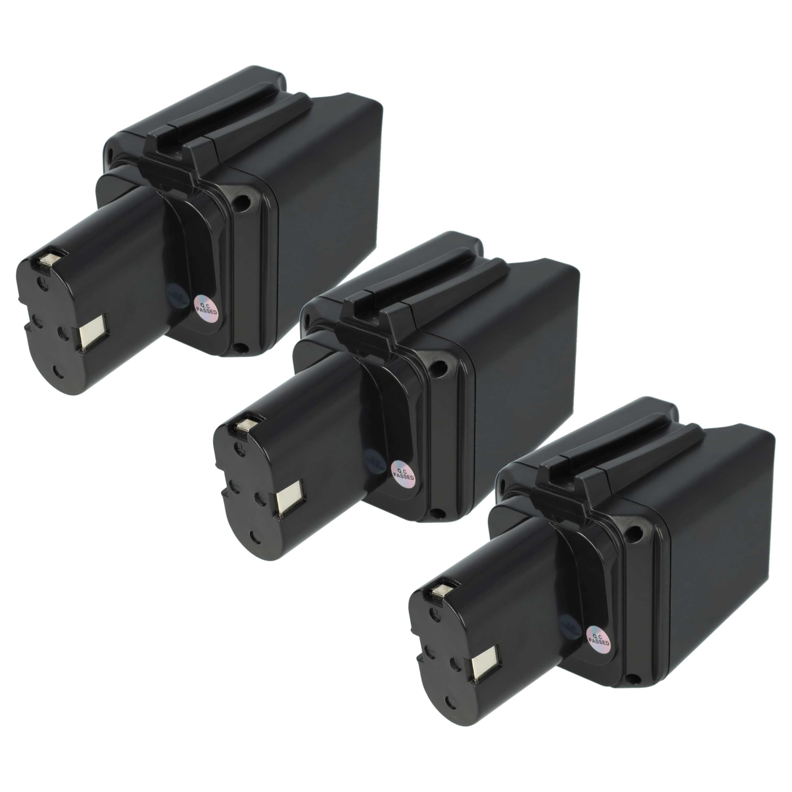 vhbw 3 x akumulator zastępuje Bosch BH-964N, 3 607 300 502, 92955, 3607300502, BH964N do narzędzi (2500 mAh, NiMH, 9,6 V)