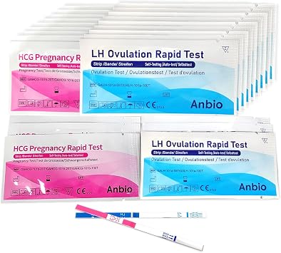 50 &times; شرائط الإباضة و20 &times; شرائط اختبار بول الحمل، مجموعات الكشف المبكر، حزمة فحص ذاتي منزلية سريعة حساسة للغاية مكونة من 70 قطعة