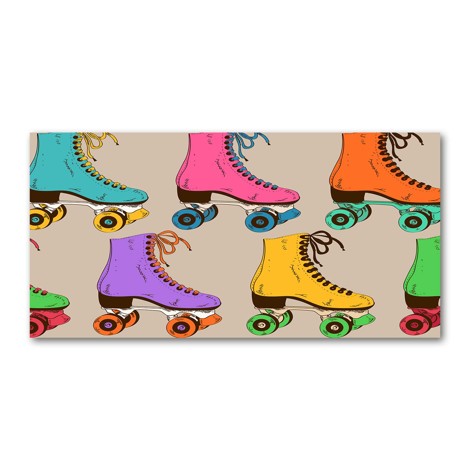 Mural acrylic glass picture Tulup 120x60cm tableau multicolore