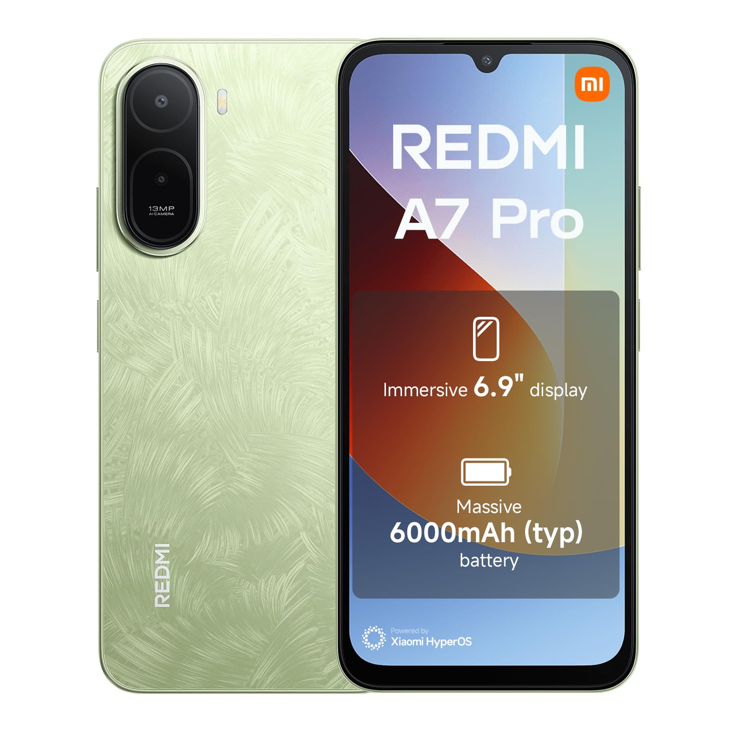 XIAOMI REDMI A7 Pro Smartphone 4+128GB Palm Green 6.9