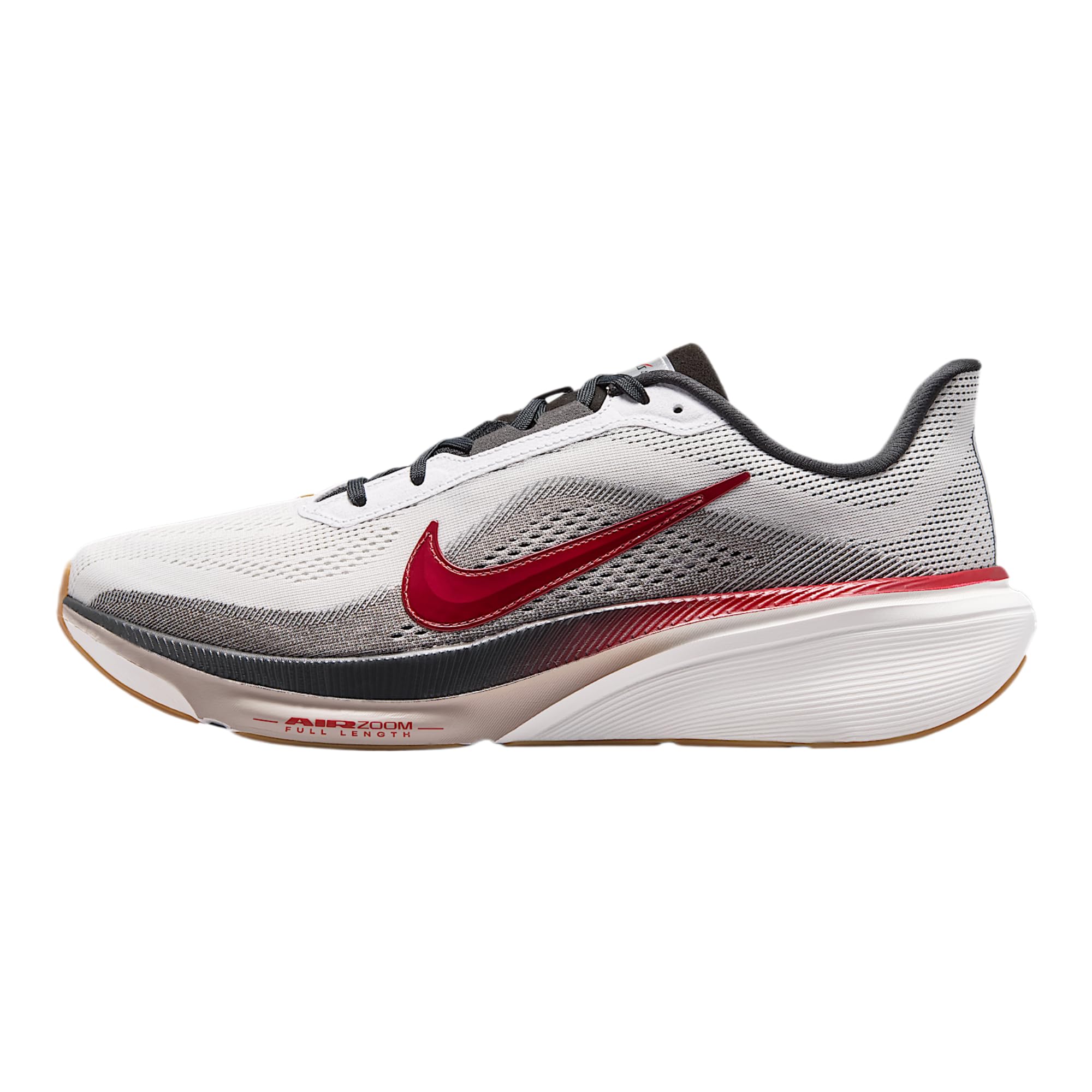 Pegasus 42 Men's Road Running Shoes (Summit White/Off Noir/Light Iron Ore/Fusion Red)