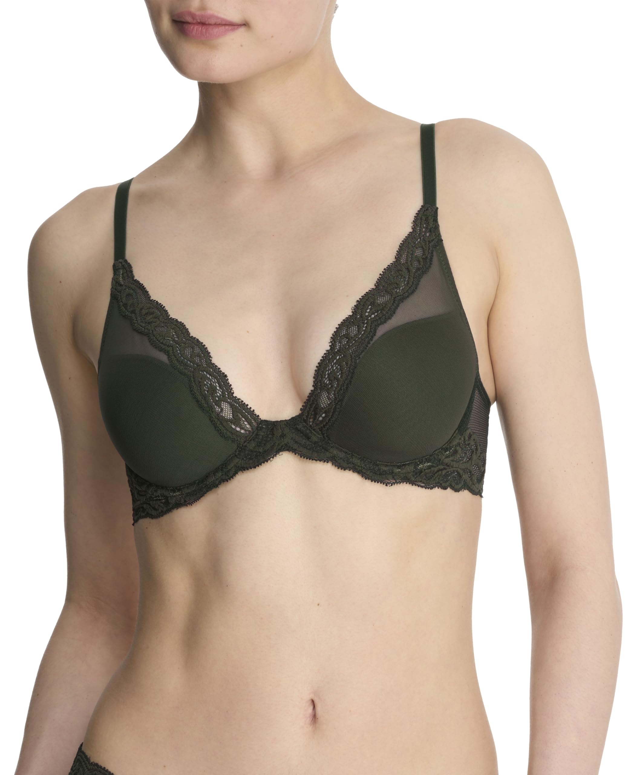 Natori Women Feathers Lace Plunge T-Shirt Bra — view 70