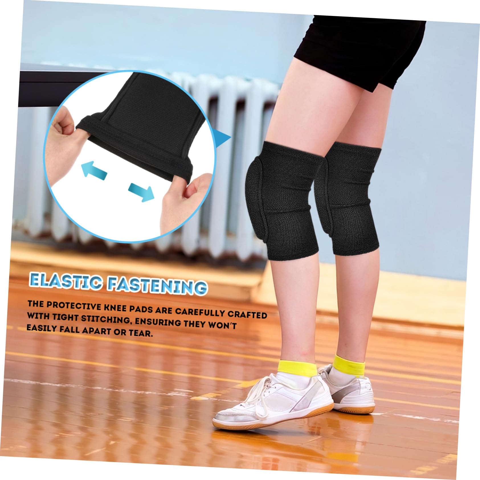 OSOLADY 1Pair Dance Knee Pads for Women Protective Sleeves for Volleyball Football and Roller Skating Durable and Stylish Design Multi Sport Support for Knees