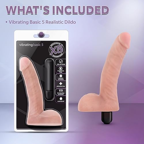 Miniatura 9 de Consolador vibrador Blush de 5.5 pulgadas para principiantes, 10 funciones vibratorias para estimulación intensa, estimulación del punto G, polla