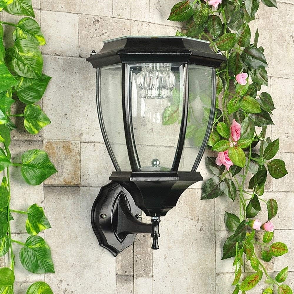 Stylish IP54 Waterproof Doorpost Terrace Lantern - Elegant Outdoor Decor for Garden, Patio, and Entryways - Perfect for Ambient Lighting and Home Aesthetics (White Light 30*20cm)