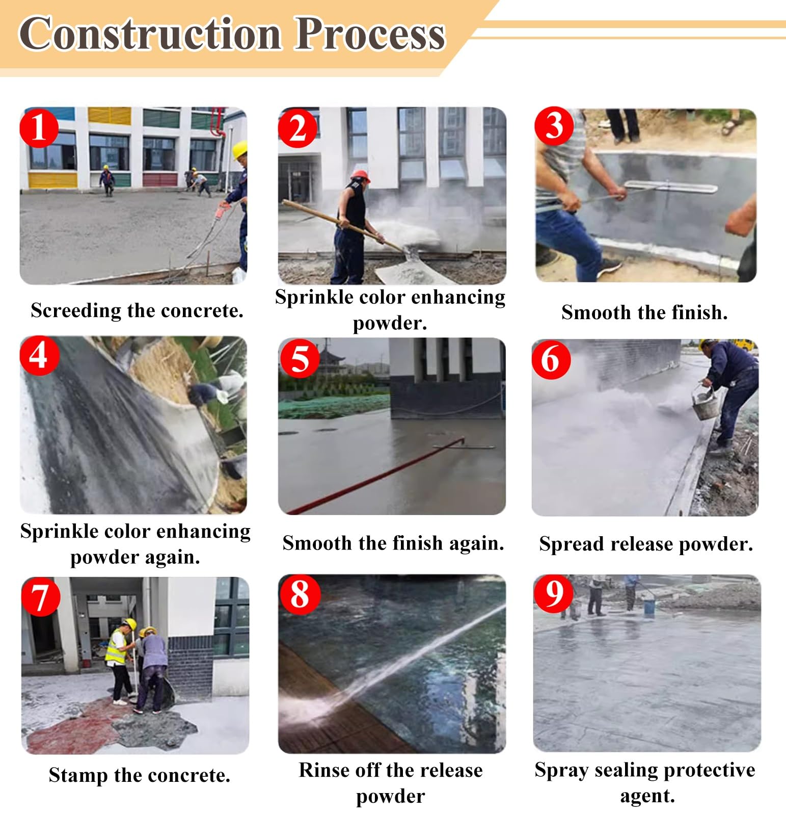 Tappetino Per Timbri In Cemento, Timbro In - Foto 7