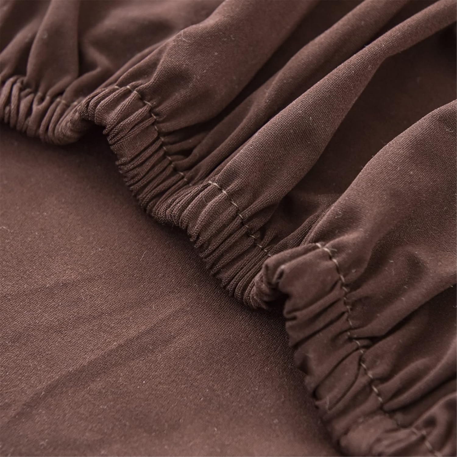 Stretch Tub Chair Slipcover for Armchairs 2 Pieces, Club Chair Covers Spandex Removable Sofa Covers Couch Protector for Living Room (Coffee)