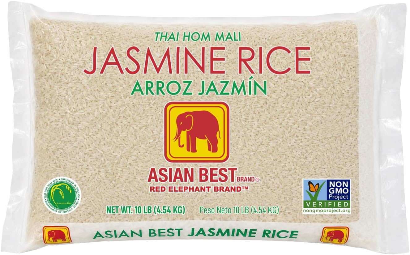 Asian Best Jasmine Rice, 10 Pound, 160 ounce