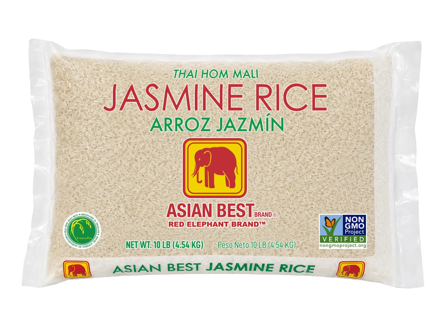 Asian Best Jasmine Rice, 10 Pound, 160 ounce