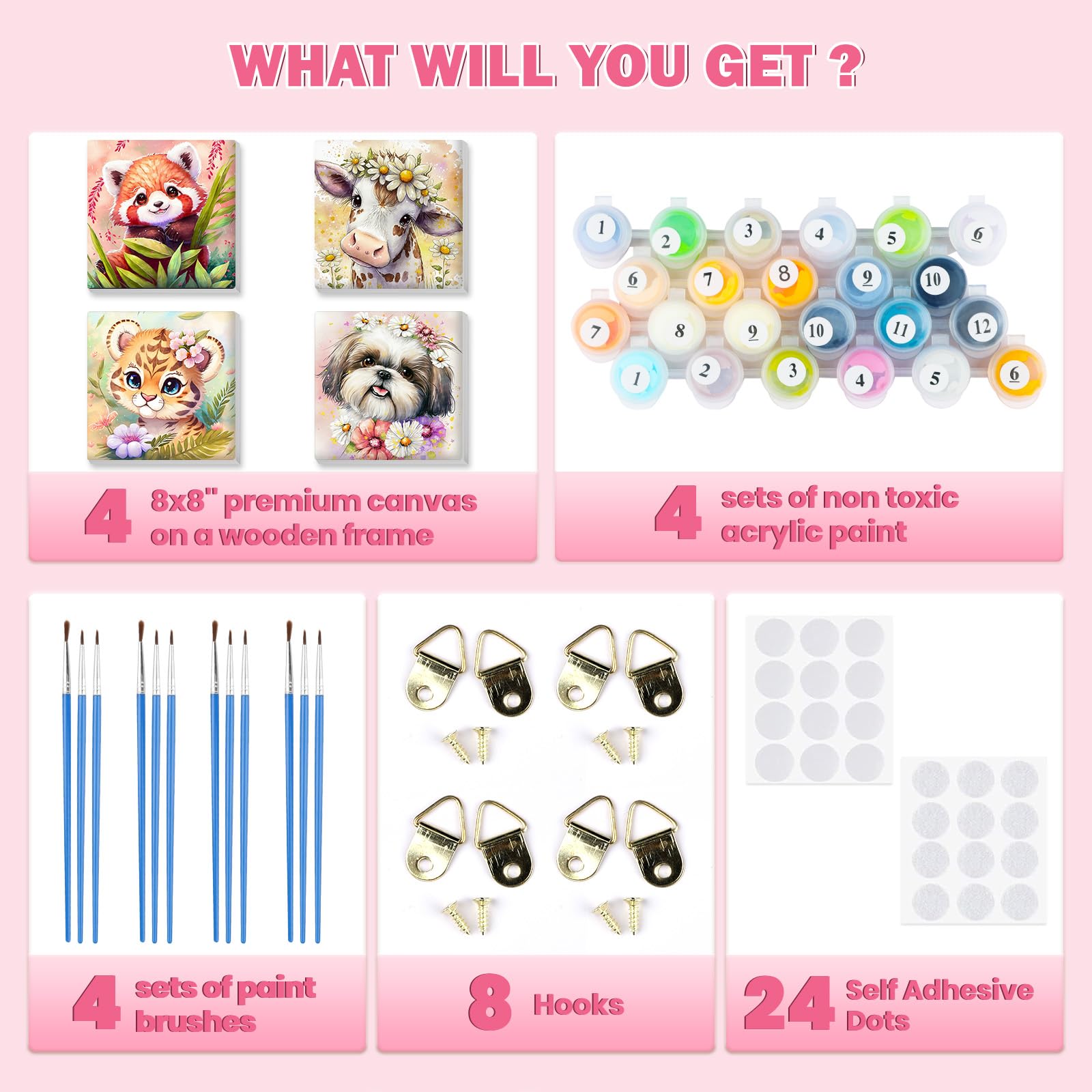 AILIBUT Pintura Por Números Para Niños De 8 A 12 Años Y