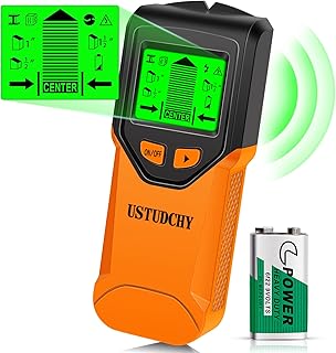 Stud Finder - 5 in 1 Electronic Stud Finder Wall Scanner, Stud Sensor with Digital LCD Display & Intelligent Microprocessor Chip, Beam Finders Wall Detector for Wood AC Wire Metal Studs Joist Pipe