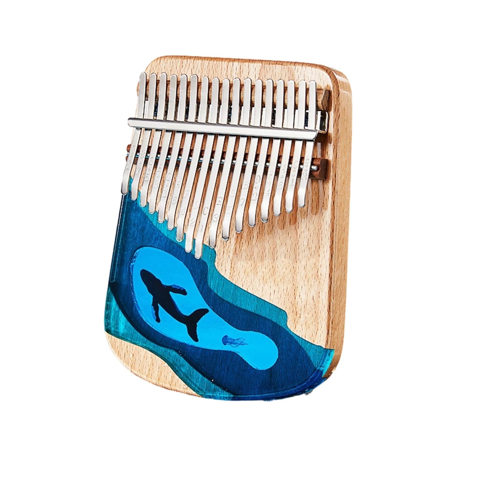 17 21 Kalimba Practice Fingerstyle Instrumento Profesional Con Caja De Regalo(17 note 1)