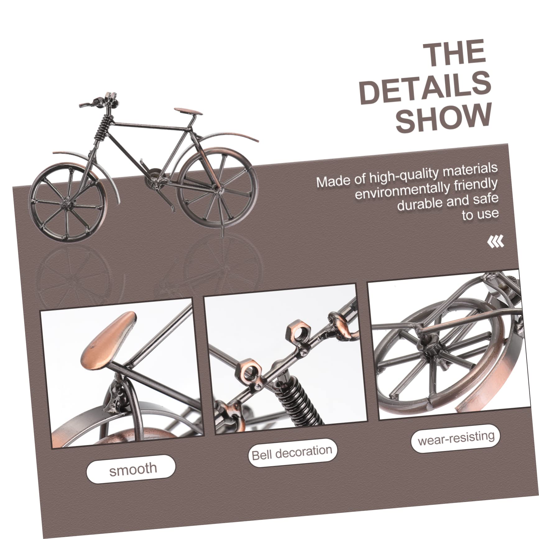 Amazon.co.jp: Amosfun 鉄 自転車 ヴィンテージ 装飾 家庭用