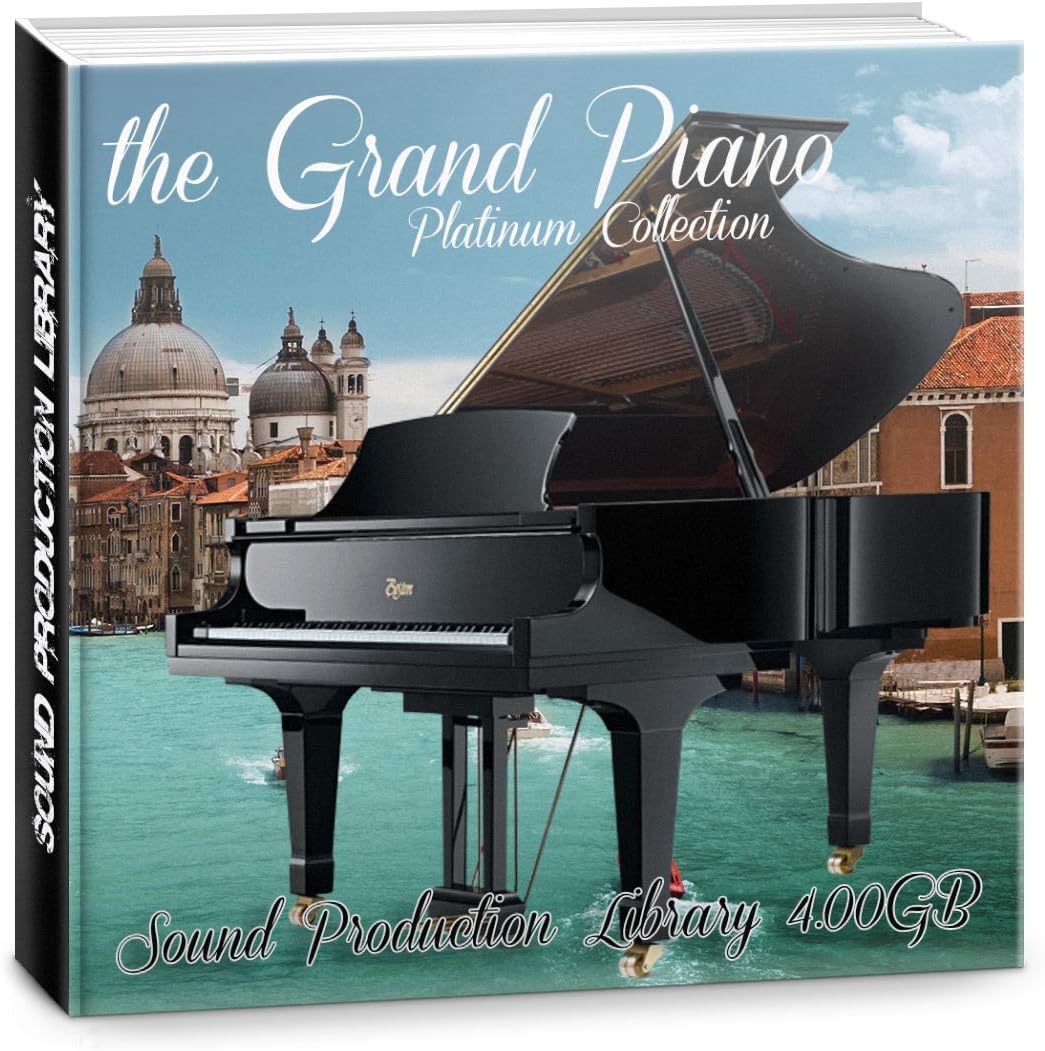 GRAND PIANO PLATINUM - HUGE Perfect 24bit WAVE Multi-Layer Samples Library DVD
