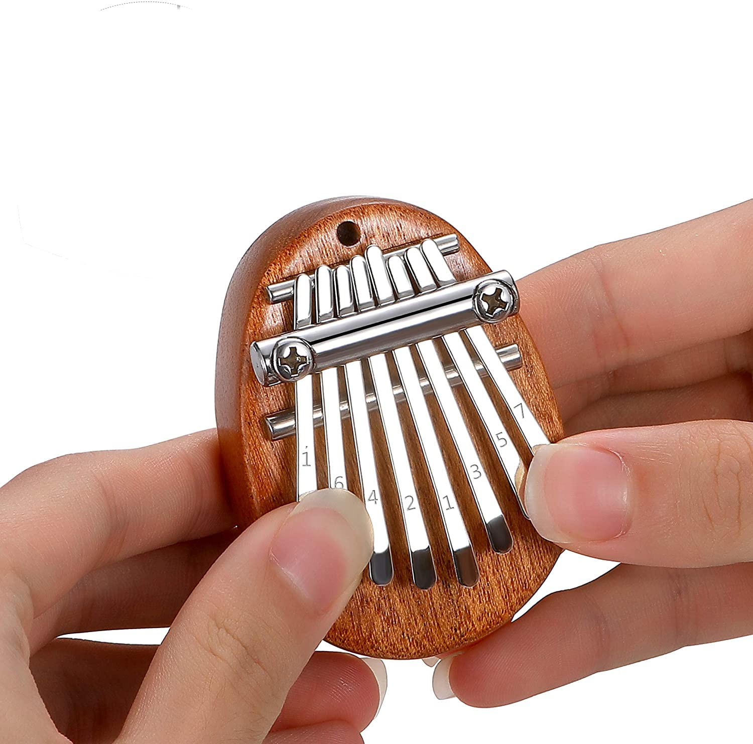 Owyee 8 Keys Mini Kalimba Thumb Piano, Finger Piano, Finger Thumb Piano Great Gifts for Kids, Adults and Beginners