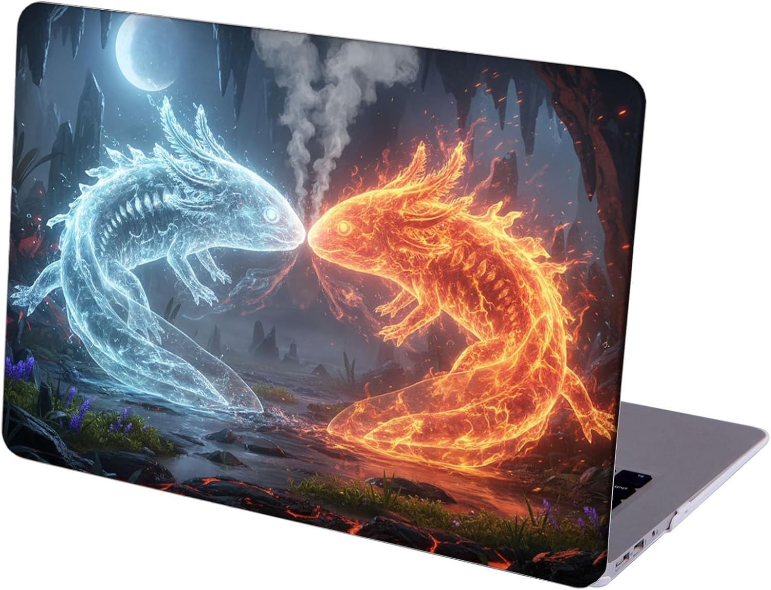 Compatible with MacBook Neo 13-inch, Hard Shell Case with Keyboard Cover and Screen Protector (A3404 A18 Pro chip, 2026 Release) - Axolotls MC22305
