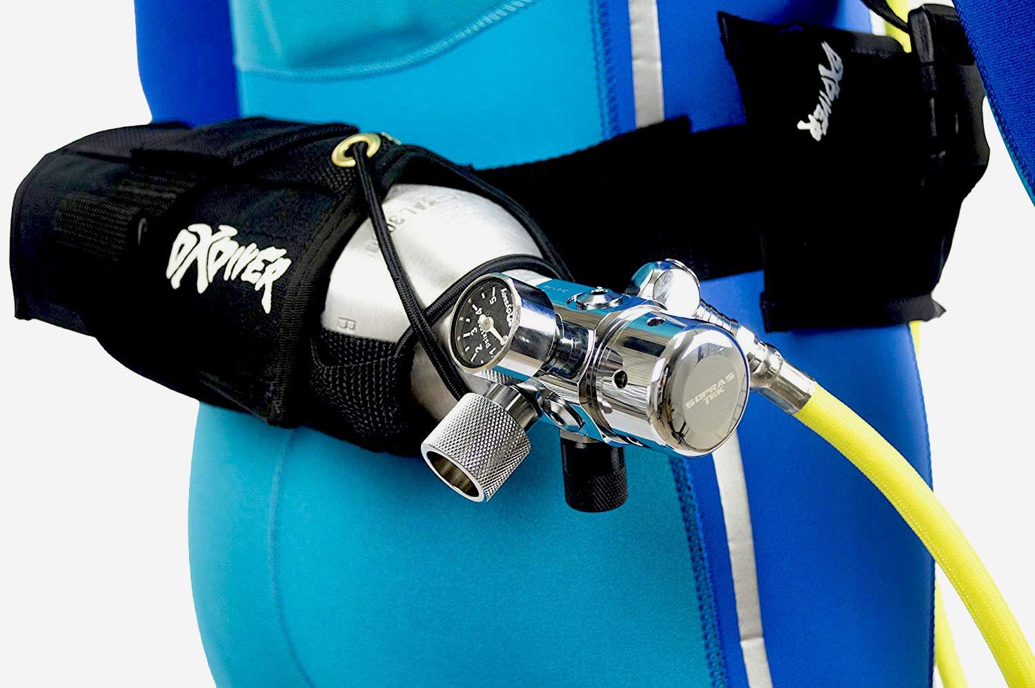 Weigh Integrated Nylon Belt SPG Gauge Regulator Fill Adapter Pony Setup Scuba Dive Egressor Rapid Entry Rescue Clean Boat Propeller Lobstering