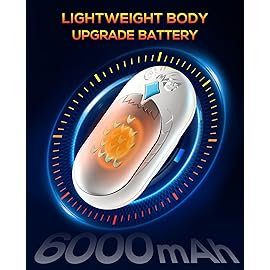 Hand Warmers Rechargeable, 2 Pack 6000mAh Electric Portable Heater, 20 Hrs Long Heating Hot Pockets Hand Warmer, Hunting Gear, Gifts for Women, Men, Raynauds, Camping, Golf, Outdoors (White Pro)