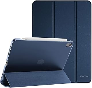 ProCase iPad Air 5th Generation Case 2022 / iPad Air 4th 2020 Case 10.9 Inch, Slim Stand Hard Back Shell Protective Smart Cover for iPad Air 5th A2589 A2591/ Air 4th Gen A2316 A2324 -Navy