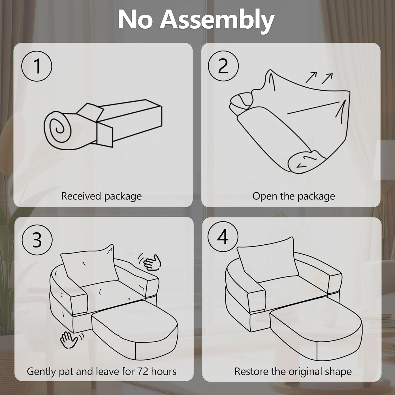 41" Futon Sofa Bed Velvet Futon Couch Convertible Sleeper Floor Sofa Bed Upholstered Couch Reading Chair for Living Room (Gray, 41")