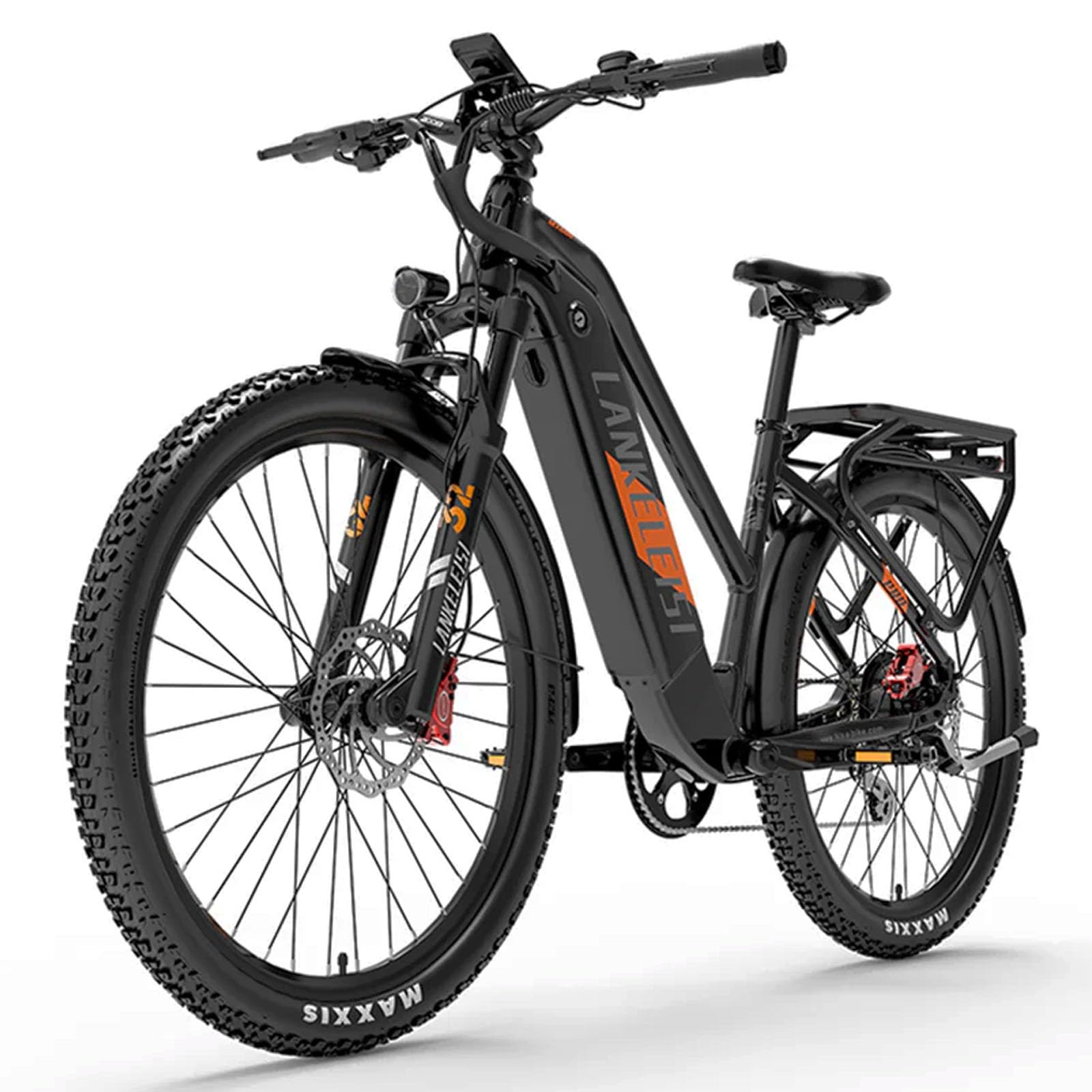 LANKELEISI MX600 Pro E-Bike Herren 27.5 Zoll Elektrofahrräder Ebike mit 960Wh 48V Akku, Reichweite bis zu 150KM, 7-Gang E-Mountainbike für Urban, Trail & Kies