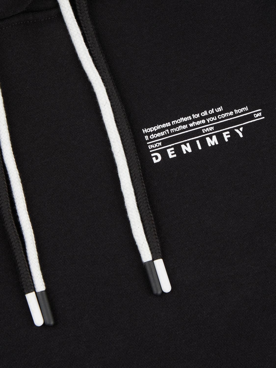 DENIMFY Hoodie Damen lang Oversized DFAnna Kapuzenpullover Pullover