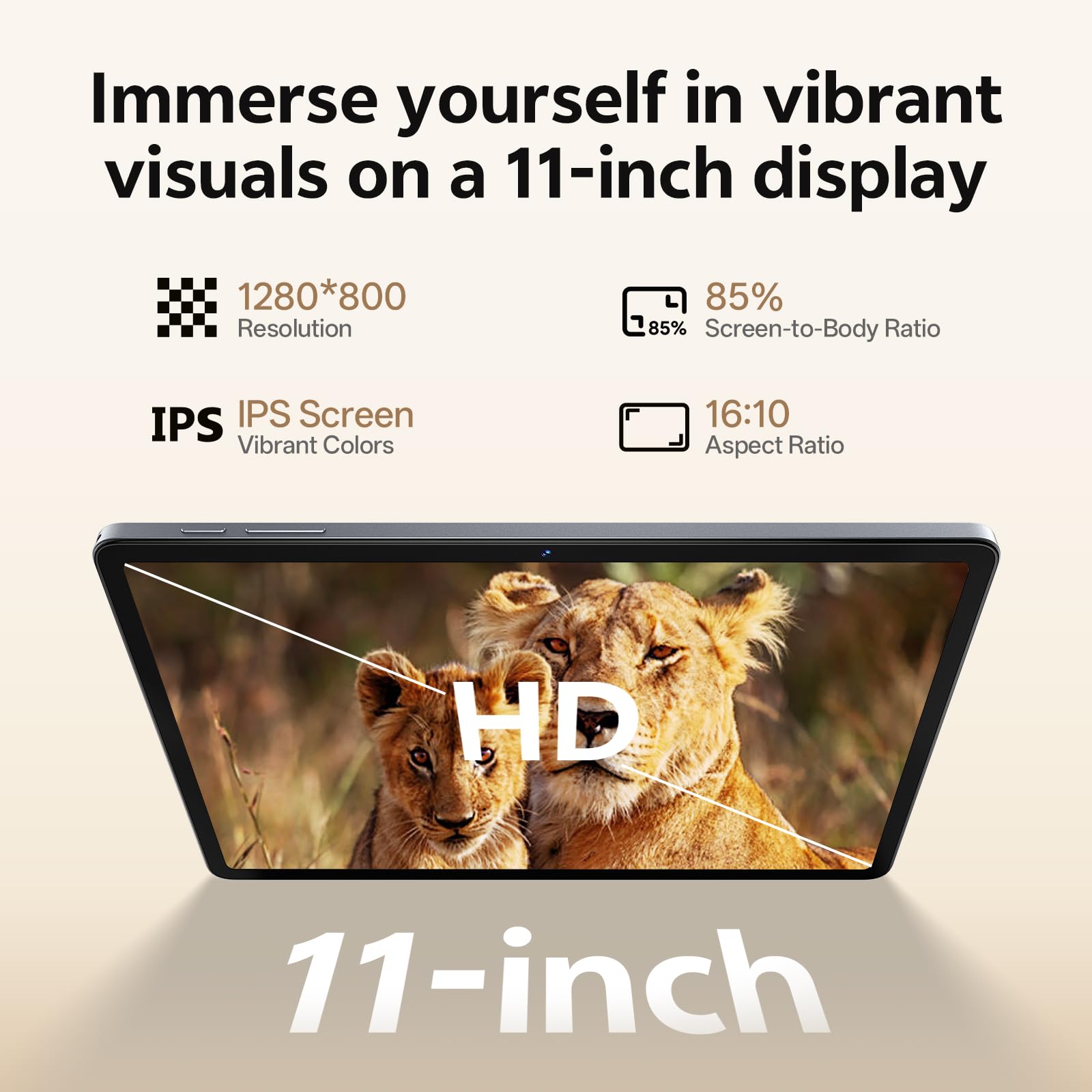 11 Inch Tablet, Android 16 Tablet With 20GB RAM+128GB ROM (1TB