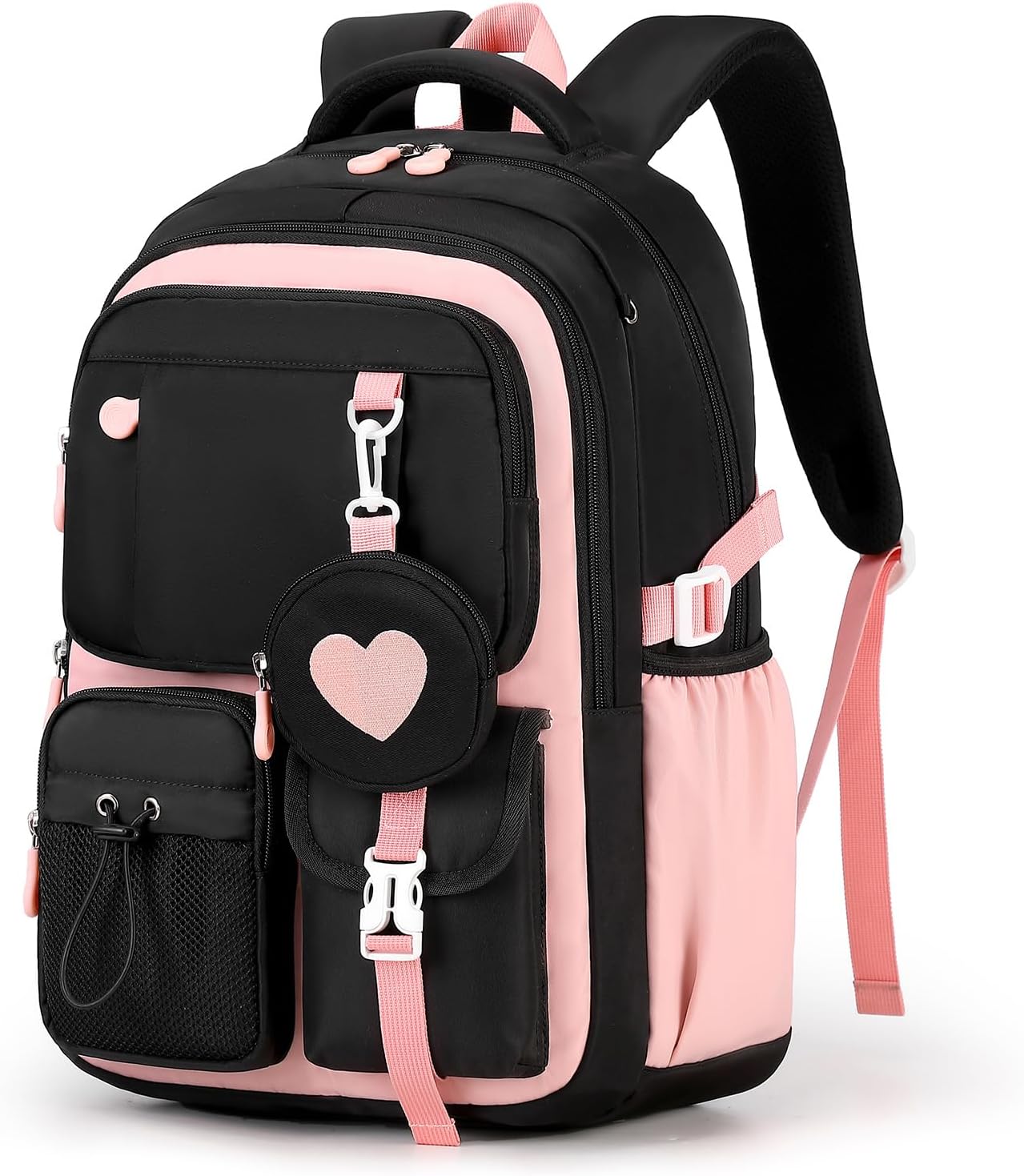 MOONBABY Girls Backpack, Kids Backpack for Girls, School bag for Primary Elementary Teenage, Middle School Students Bookbag