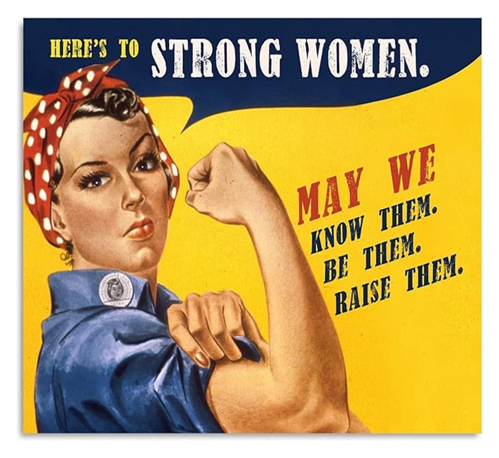 JRBJWYVV Girls Room Wall-Art - Empowering and Motivational Quotes Poster for Teens and Women(Framed,12x18inch(30x45cm))