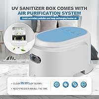Vista 5 de 2025 Newest UV Sanitizer Box, for Portable Cleaner and Sanitizing Machine with Hose/Mask/Home Supplies/Travel/Baby Bottle/Phone