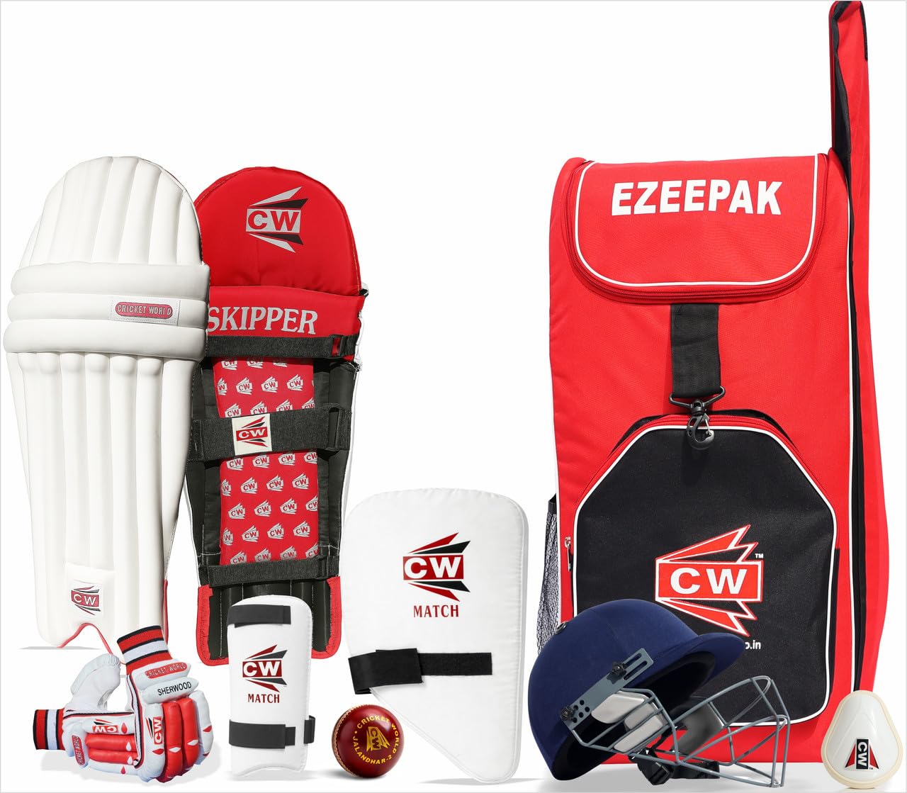 CW Player Choice Without Bat Cricket Kit Without Bat Cricket Kits Cricket Kit for Boys Full Kit Cricket Set Cricket Kit for Men Full Size Cricket Set for Boys Size 5-image-35