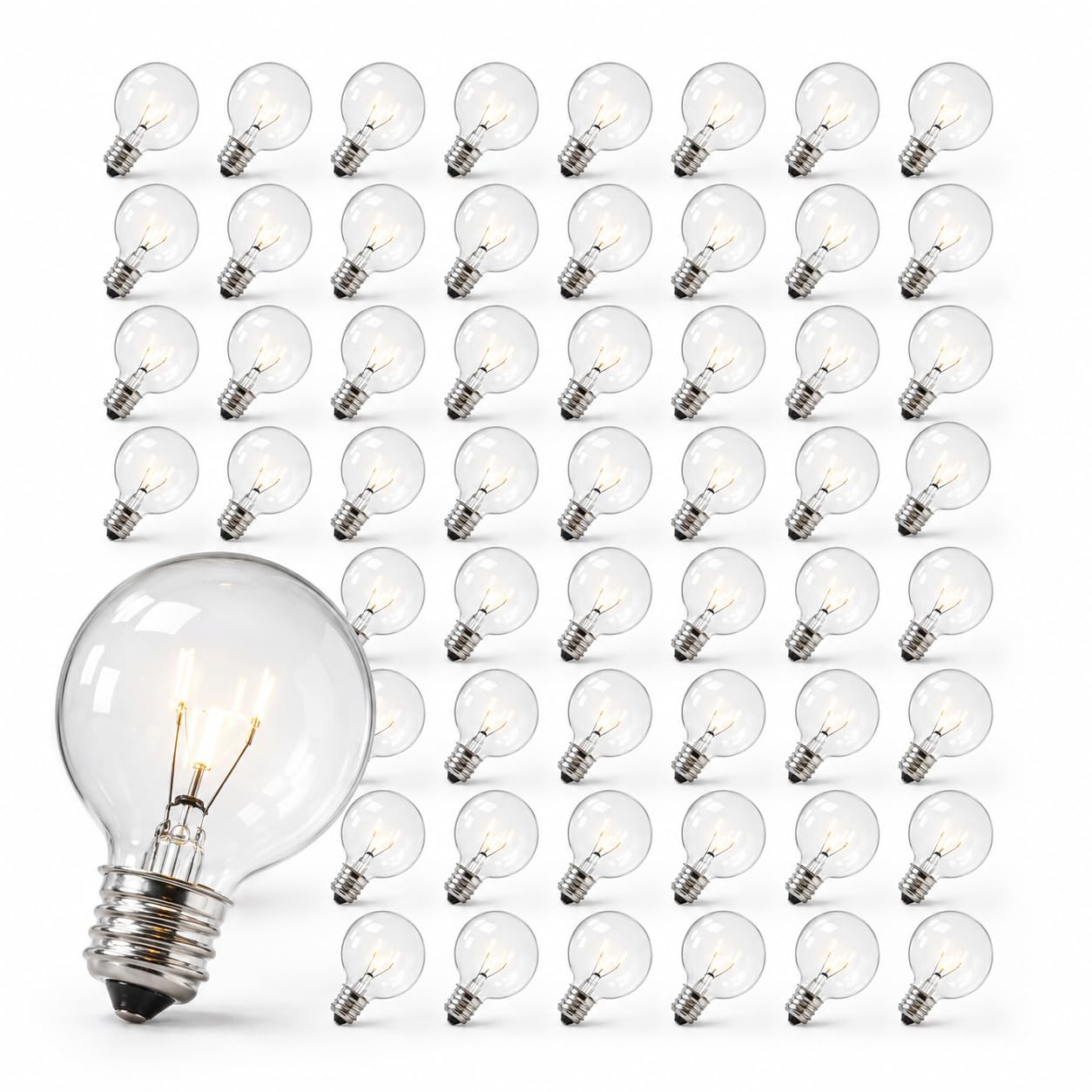 Abeja G40 Replacement Light Bulbs, Clear Globe Replacement Bulb