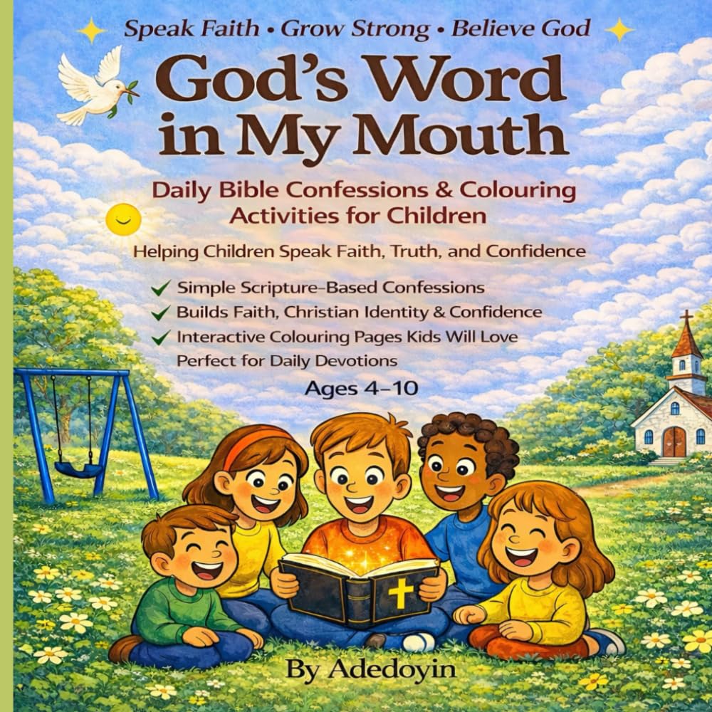 God’s Word in My Mouth: Daily Bible Confessions and Colouring Activities for Children