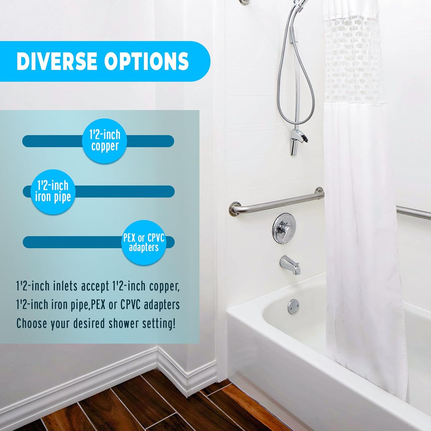 R10000 UNBXHF Universal Shower Valve Body Replace for Delta Faucet MultiChoice Bathtub and Shower Valve Body, for Tub Faucet Trim Kits, Fits Single or Dual Function Showers, Brass Body