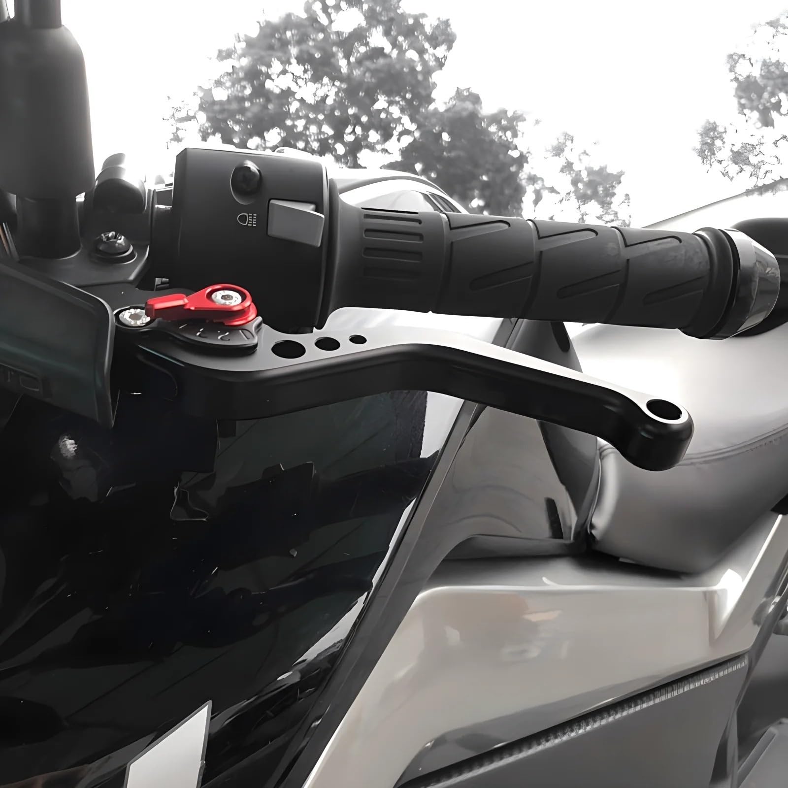 frizione freno moto Per Kawasaki Z650 Z-650 2017-2024 Accessori per Moto Leve Freno Frizione Corte Maniglia(Verde)