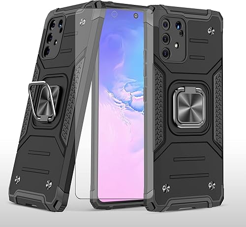 Miniatura 9 de Asuwish Funda para teléfono Samsung Galaxy S10 Lite con protector de pantalla de vidrio templado y soporte para anillo híbrido, accesorios de celda