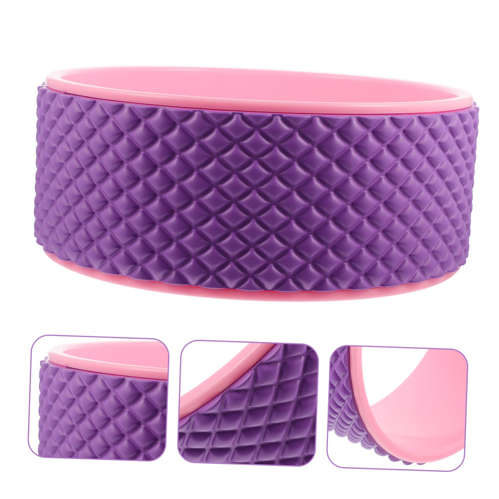INOOMP 1pezzi Ruota Per Yoga Strumento Per Massaggio Backbend e Allenamento Pilates Supporto Per Posizioni Yoga e Stretching Corpo Intero