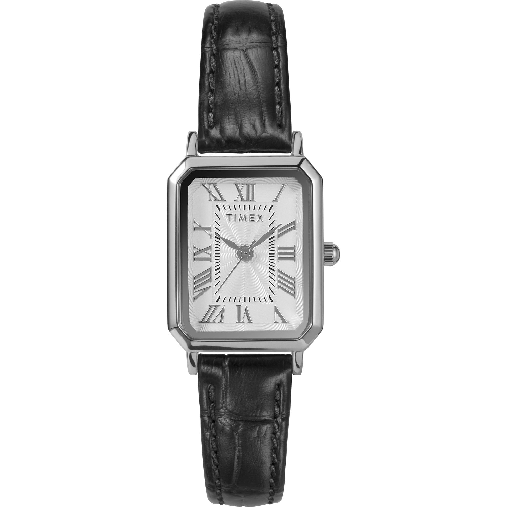 Timex Orologio Analogico al Quarzo Donna con Cinturino in Pelle TW2Y00800JI