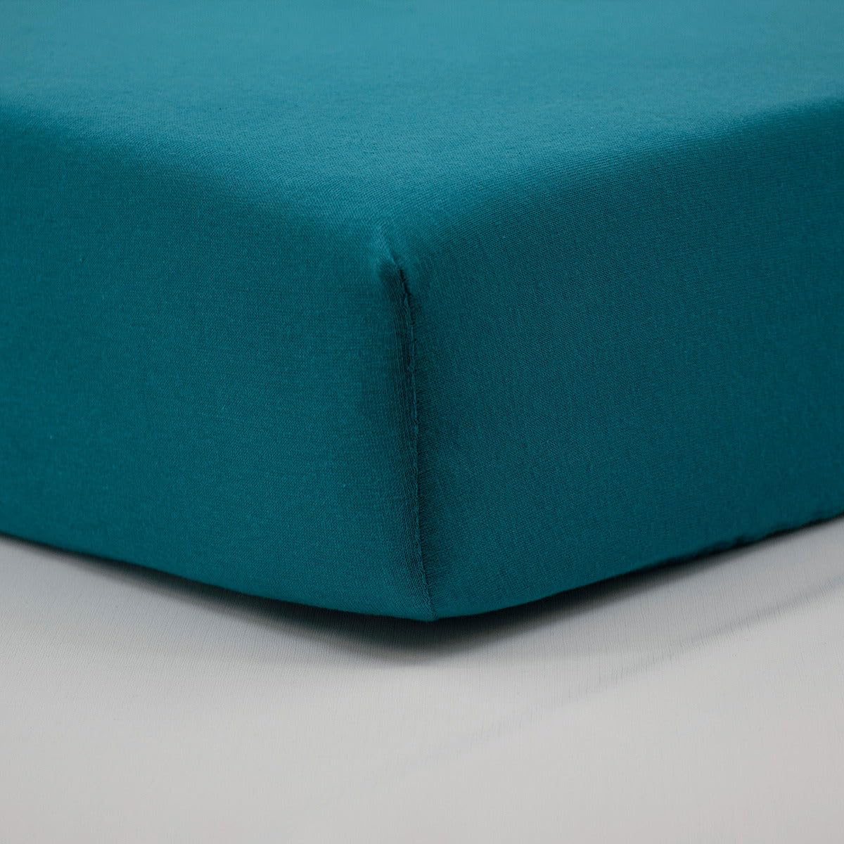 BabyCalin - Lenzuolo con angoli 60 x 120 x 15 cm, blu tropicale certificato OEKO-TEX
