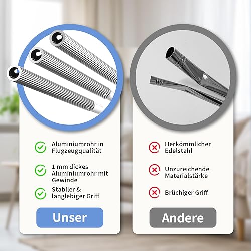 Miniatura 6 de Sweeper 2 en 1 - Kit de trapeador y barrido de suelos secos y húmedos, kit multisuperficie para limpieza de pisos, el kit incluye 1 barredora, 14