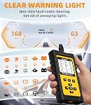 OBD2 Scanner pour Mercedes Benz, OM807 Outil de diagnostic complet avec réinitialisation (Oil/ETC/EPB/ABS/SAS/BAT Register...), complet OBDII Fonctions Lisez et effacez les codes de faute, mise à jour du logiciel libre
