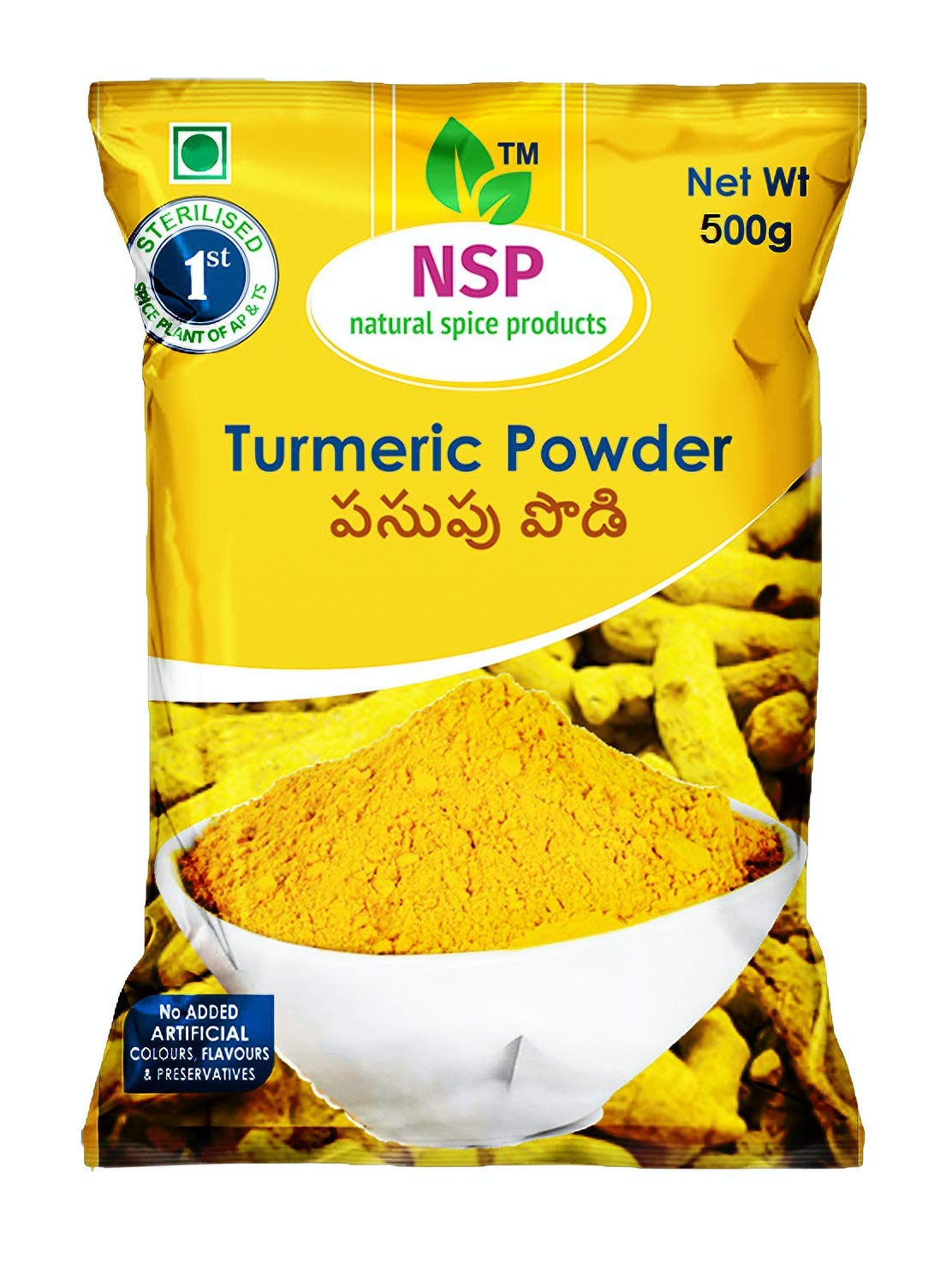 NSP Turmeric Powder (Haldi Powder) 100% Pure, 100% Natural 500g (B08C2CVNBG) Amazon Price History, Amazon Price Tracker