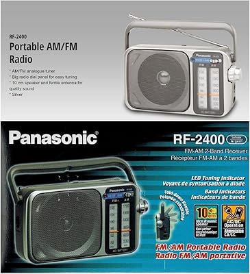 Panasonic RF-P50 Ručné FM/AM Rádio S Digitálnym Tunerom (jednoduché A - View #3