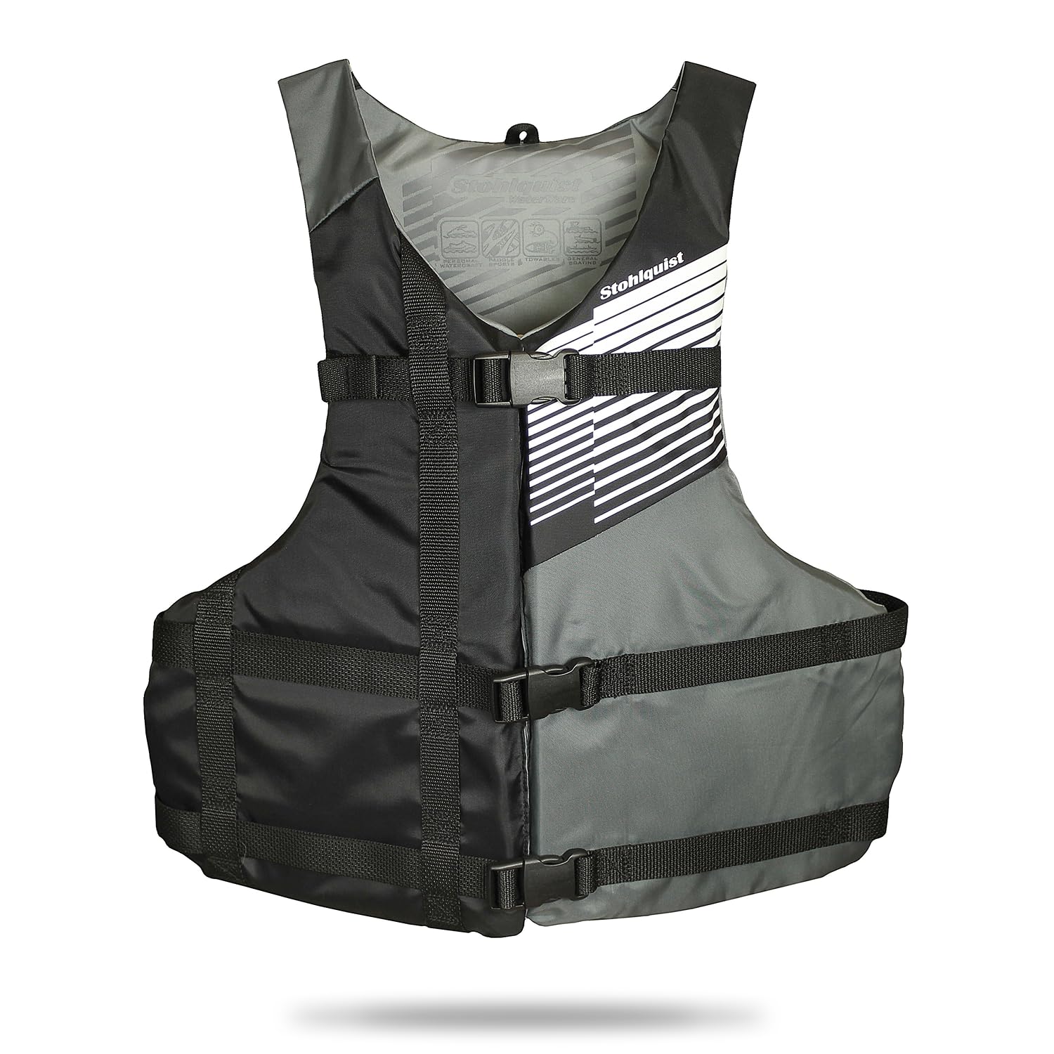 Stohlquist Fit Unisex Erwachsene Schwimmweste PFD - Coast Guard genehmigt, leicht verstellbar für volle Mobilität, leicht, PVC-frei | Universal und Übergröße