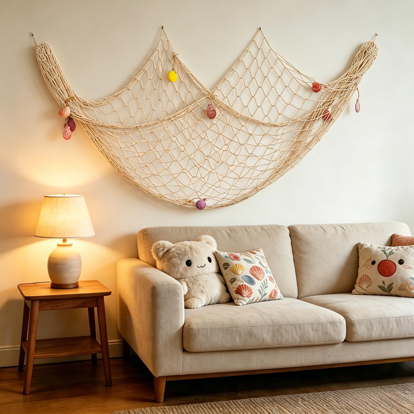 Red de Pesca decoración 150 cm x 200 cm, decoración de Pared, Red de Pesca, tamaño Grande, para Playa, decoración de Pared para Fiestas, Exteriores
