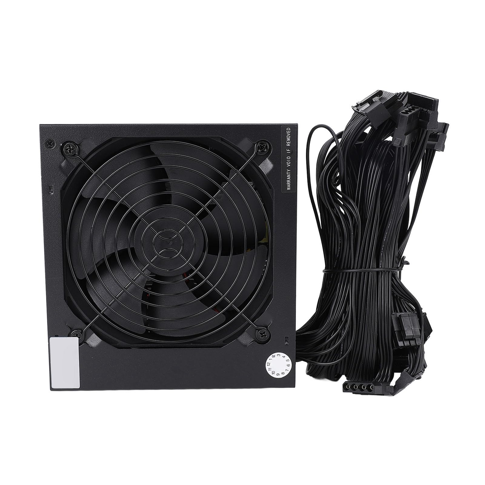 Generic Zasilacz Jednokierunkowy 12 V ATX ​​Inteligentna Kontrola Temperatury dla Entuzjastów Gier Czarny