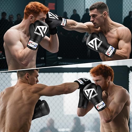 Miniatura 7 de Guantes de boxeo para hombres y mujeres, guantes de entrenamiento de boxeo, saco de boxeo pesado, guantes de entrenamiento para boxeo, kickboxing,