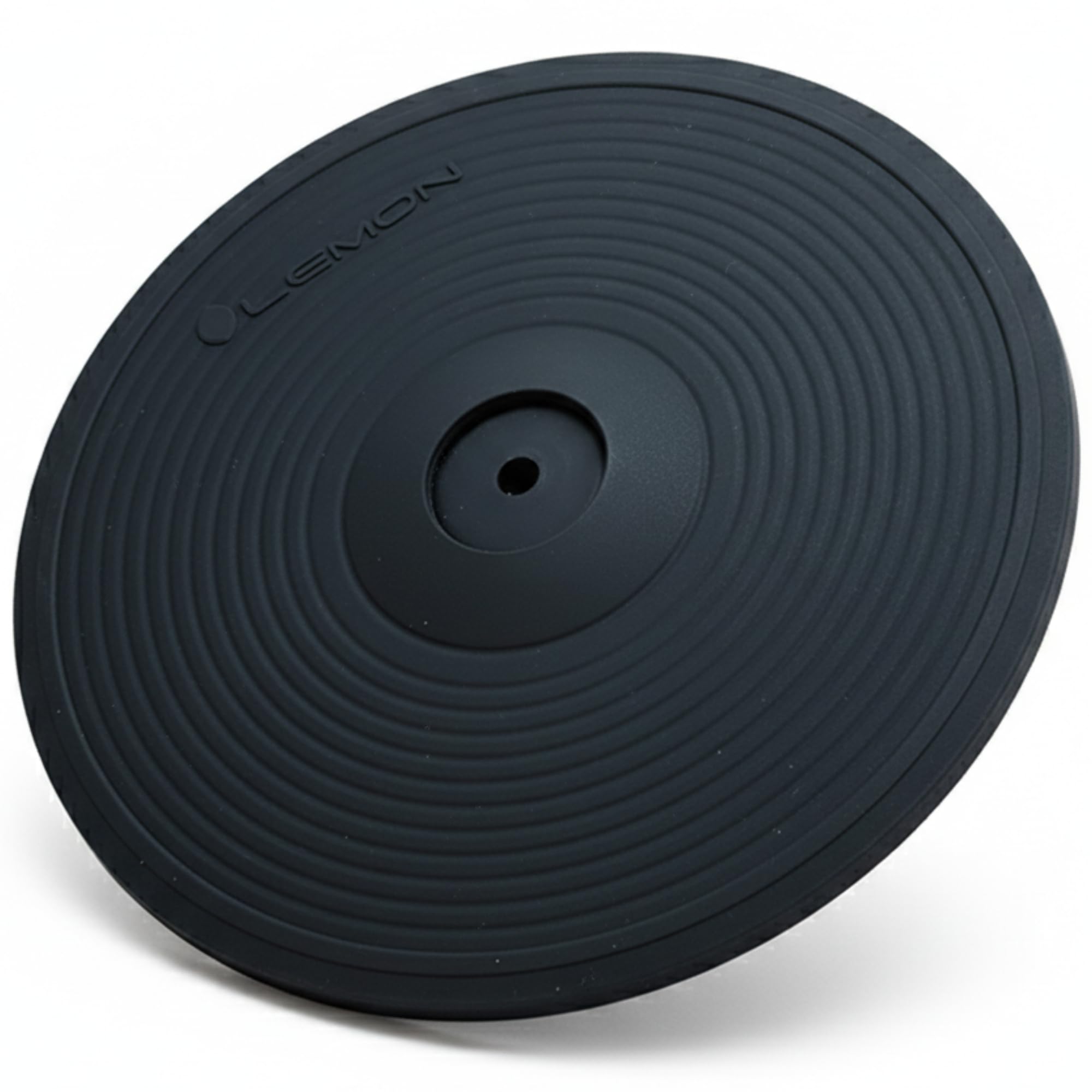 Lemon 11” Dual-Zone Electronic Splash/Crash Cymbal Pad with Choke for Electronic Drum Kits – Quiet Rubber Cymbal for Practice & Performance